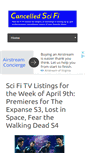 Mobile Screenshot of cancelledscifi.com